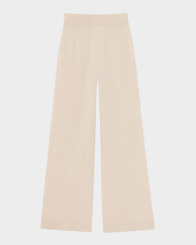 Wide-Leg Knit Lounge Pants